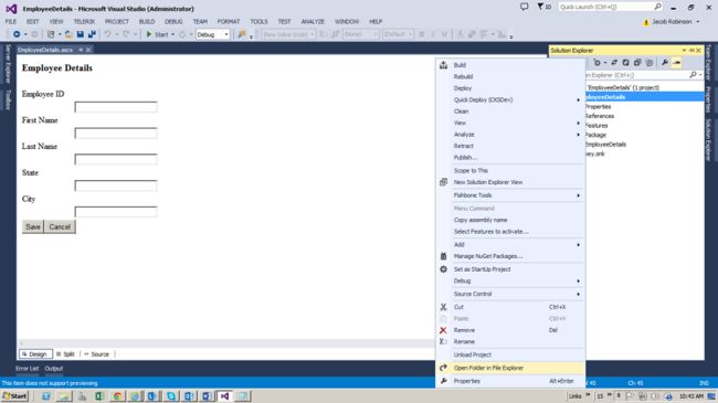 Open Folder in File Explorer